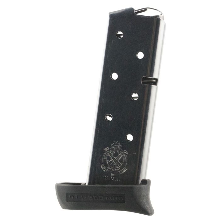 PG6807 Springfield Armory 911 .380 ACP Magazine - 7 Round Stainless Steel