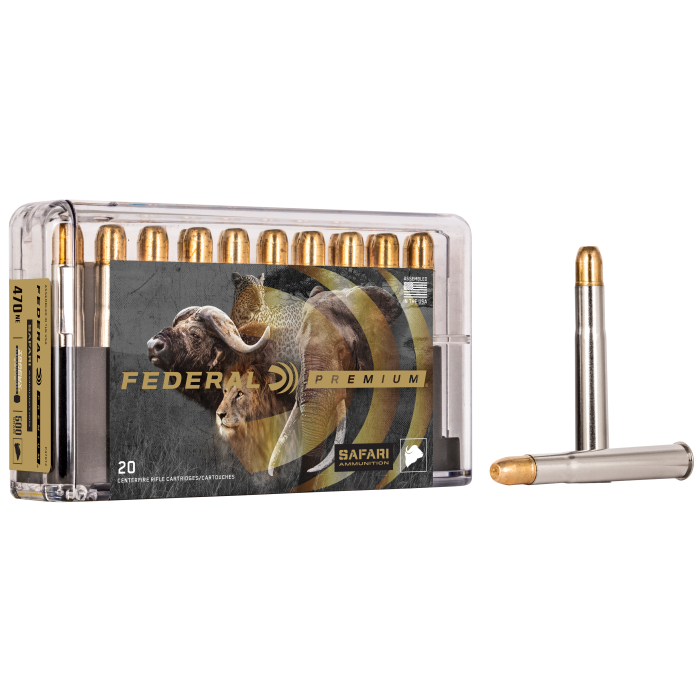 Federal Premium 470 Nitro Express 500 Gr Trophy Bonded Sledgehammer Solid