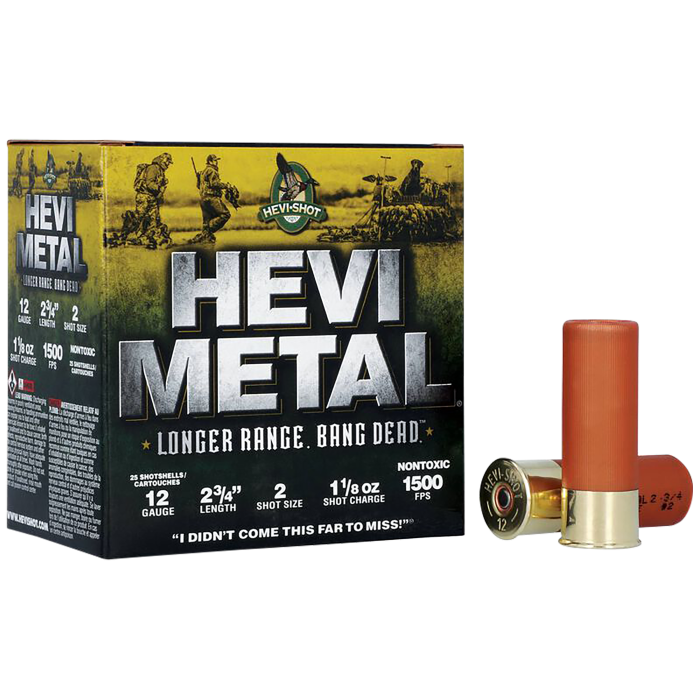 Hevi-metal (vista) Hevi-metal 12 Gauge 2.75 1 1/8 oz 2 Shot HS38702