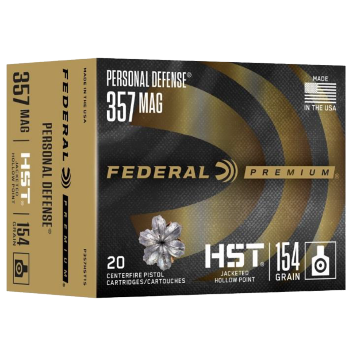 Federal Premium 357 Magnum 154 Grain HST JHP P357HST1S