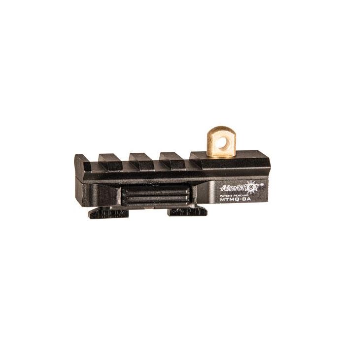 AimShot Quick Release M-LOK Bipod Adapter with Picatinny Rail