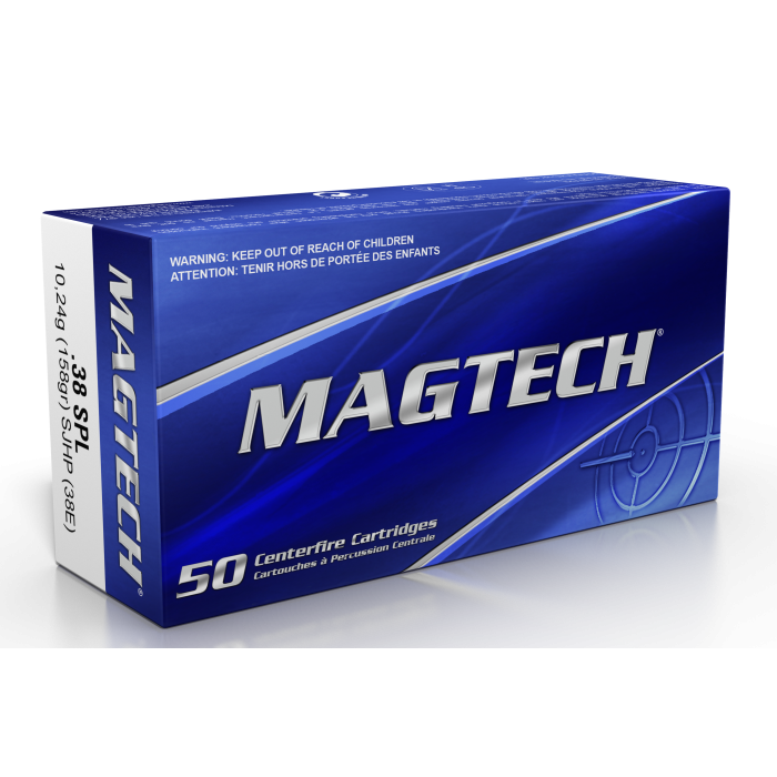 Magtech Range/training 38 Special 158 Grain Semi JHP 38E