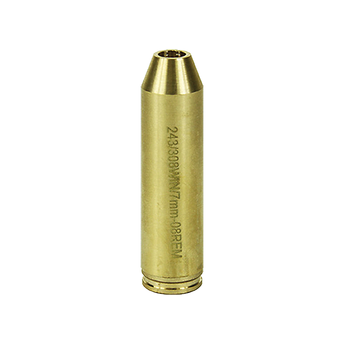 Aim Sports 243/308/7mm-08 Rem Red Laser Bore Sighter Cartridge (Brass)