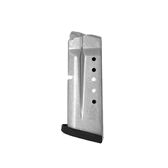 199350000 Smith & Wesson M&P Shield 9mm Magazine - 7 Round (Silver Aluminum) 199350000 Smith & Wesson M&P Shield 9mm Magazine - 7 Round (Silver Aluminum)