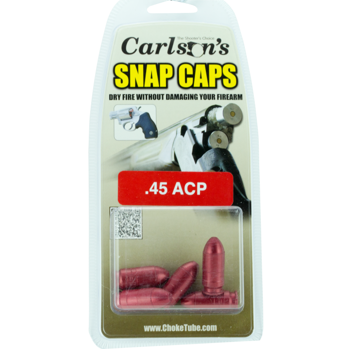 Carlsons Snap Cap 45 Auto 5-Pack Aluminum Carlsons Snap Cap 45 Auto 5-Pack Aluminum
