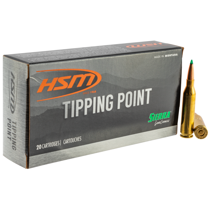 Hsm Tipping Point 243 Win 90 Grain Sierra Bullets GameChanger