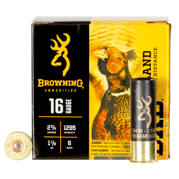 Browning Ammo Bxd 16 Gauge 2.75 1 1/8 oz 6 Shot B193511626 Browning Ammo Bxd 16 Gauge 2.75 1 1/8 oz 6 Shot B193511626