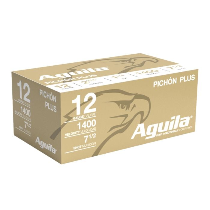 Aguila Pichón Plus 12 Gauge 2.75" 1-1/4 oz 7.5 Shot Aguila Pichón Plus 12 Gauge 2.75" 1-1/4 oz 7.5 Shot