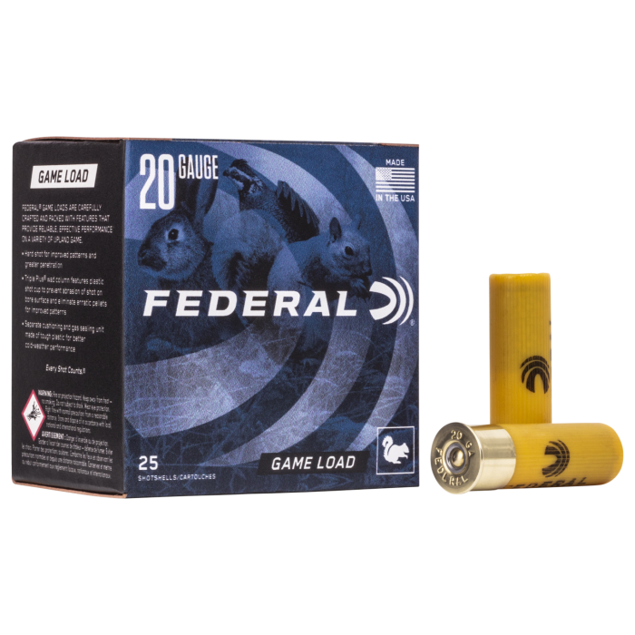 Federal Game-Shok 20 Gauge 2.75 7/8 oz 7.5 Shot Federal Game-Shok 20 Gauge 2.75 7/8 oz 7.5 Shot