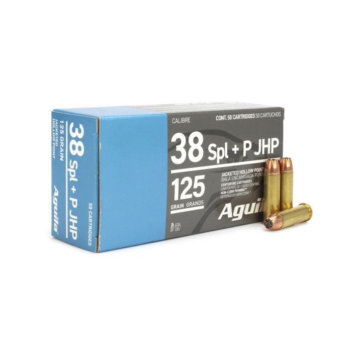 1E382527 Aguila 38 Special +P JHP 1E382527 Aguila 38 Special +P JHP