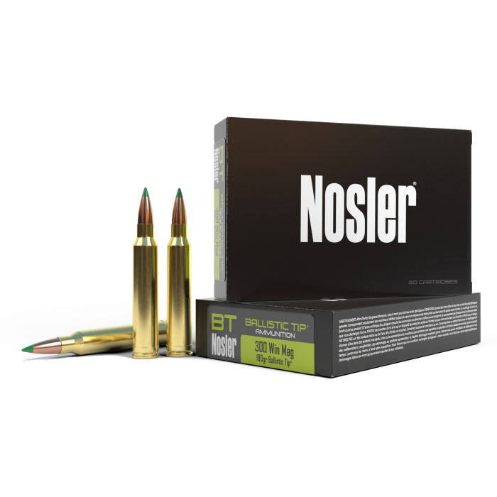 Nosler Ballistic Tip 300 Win Mag 180 Grain Spitzer Ballistic Tip