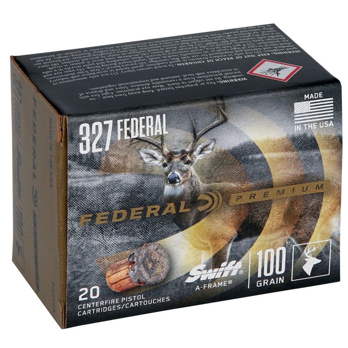 Federal Premium 327 Federal Mag 100 Gr Swift A Frame