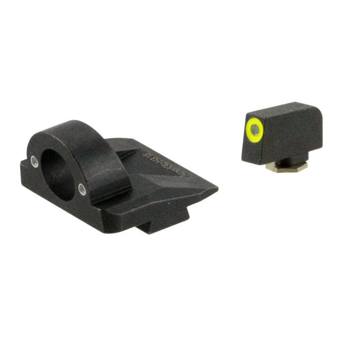 AmeriGlo Ghost Ring Night Sights, fits Glock Gen 5 models (Tritium Green)