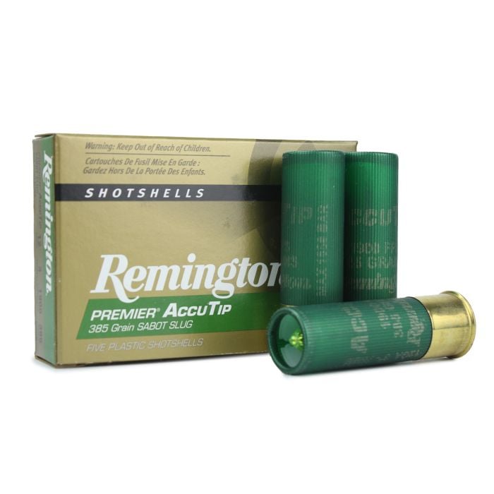 Remington Premier 12 Gauge 3" 385 Gr AccuTip Sabot Slug