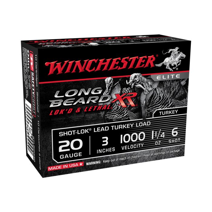 Winchester Long Beard XR, 20 Gauge, 6 Shot, winchester ammo, shotgun ammo, hunting ammo for sale, Ammunition Depot Winchester Long Beard XR, 20 Gauge, 6 Shot, winchester ammo, shotgun ammo, hunting ammo for sale, Ammunition Depot