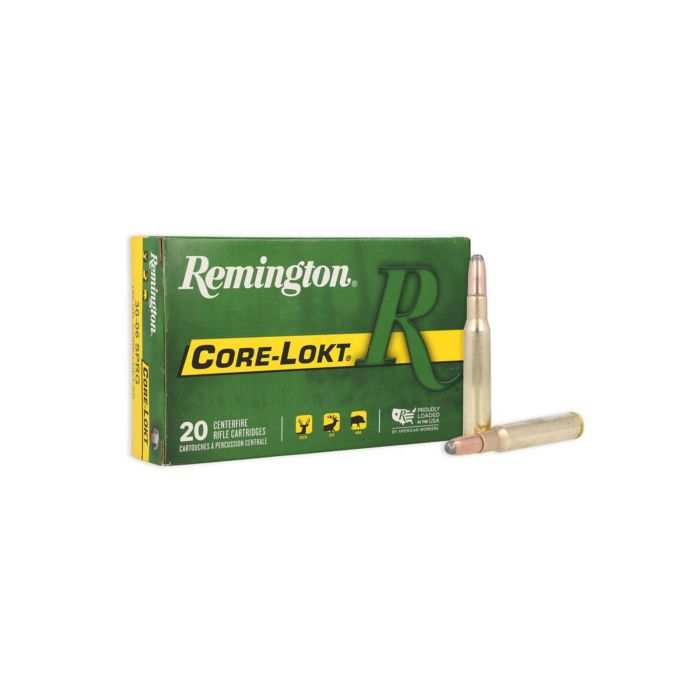 Remington Core-Lokt, 30-06 Springfield, soft point, hunting ammo, 3006 Springfield, Ammunition Depot