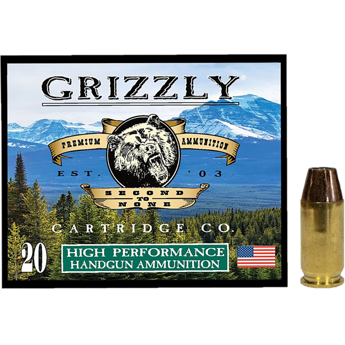 Grizzly .45 ACP 230gr JHP Ammo Grizzly .45 ACP 230gr JHP Ammo