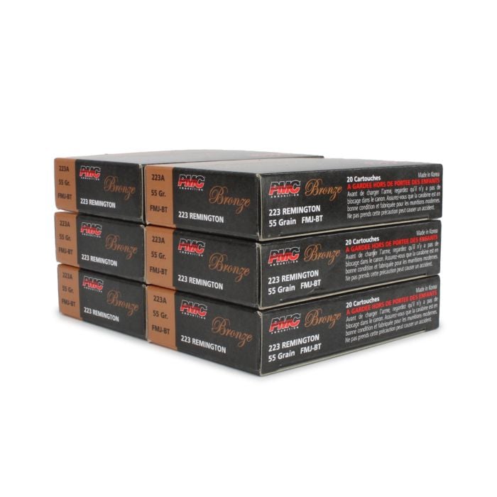 PMC Bronze 223 Remington 55 Grain FMJ | Ammunition Depot