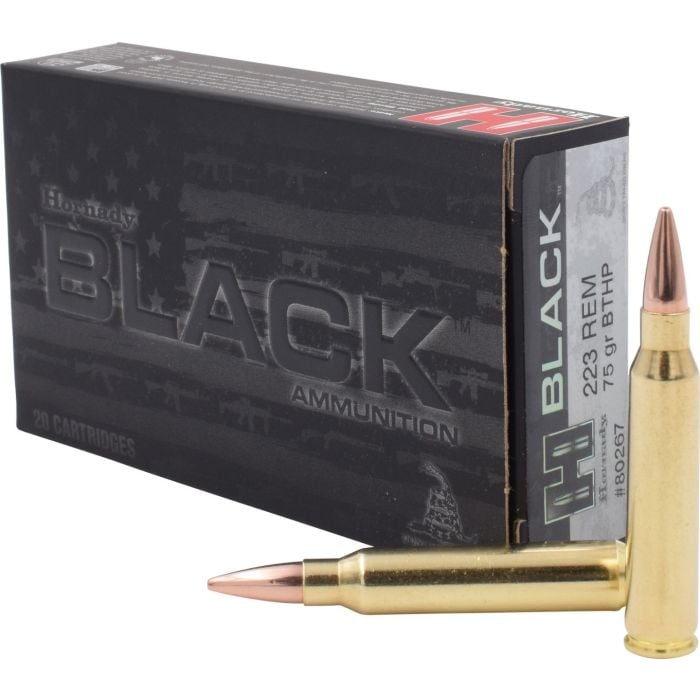80267 Hornady Black Match 223 Rem 75 GR BTHP