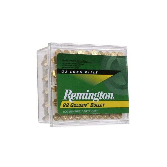 Remington Golden Bullet 22 LR 36 Gr Plated Hollow Point Remington Golden Bullet 22 LR 36 Gr Plated Hollow Point