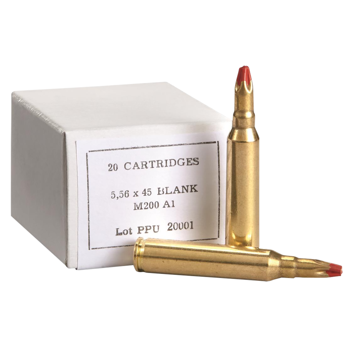 PPU 5.56x45mm M200 A1 Blank  20 Rounds