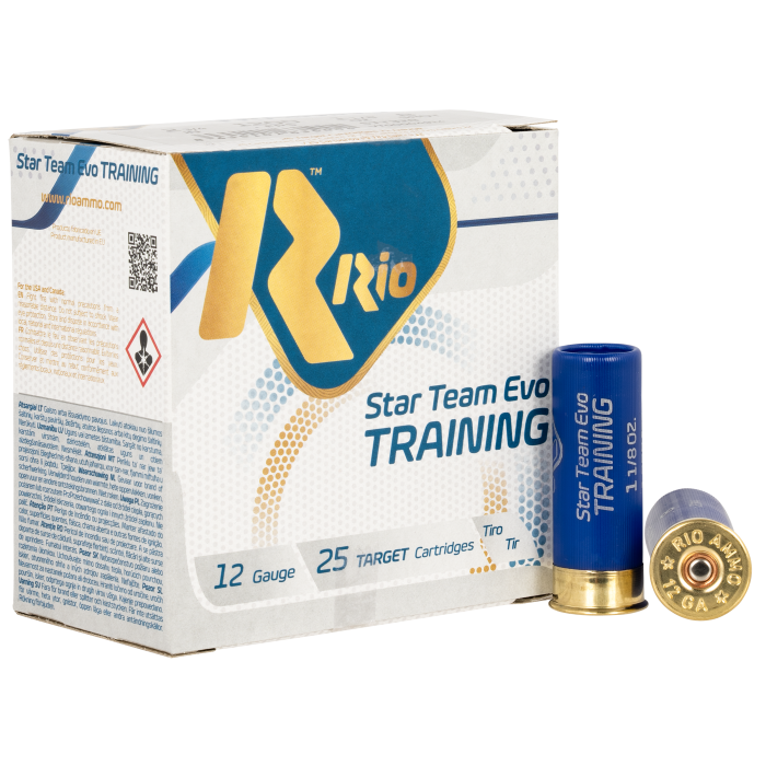 Rio Ammunition Star Team Evo 12 Gauge 2.75 1 1/8 oz 8 Shot STT328 Rio Ammunition Star Team Evo 12 Gauge 2.75 1 1/8 oz 8 Shot STT328