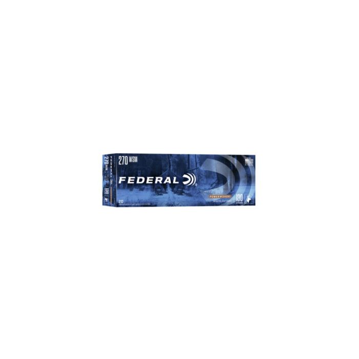 Federal Power-Shok 20 Rounds 270 Winchester Short Magnum 130 Grain JSP Ammo