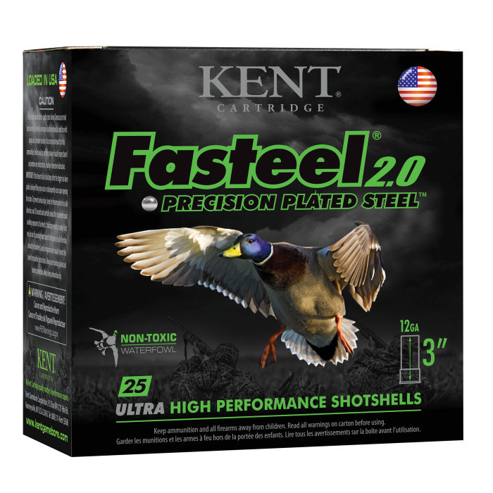 Kent Cartridge Fasteel 2.0 12 Gauge 3 1 1/8 oz 1 Shot K123FS321 Kent Cartridge Fasteel 2.0 12 Gauge 3 1 1/8 oz 1 Shot K123FS321