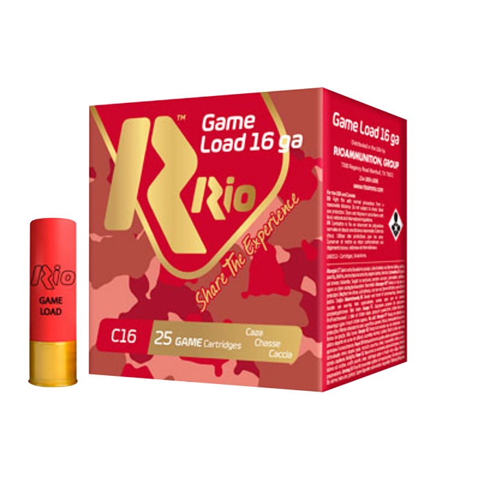 Rio 16 Gauge 2.75 1-1/8 oz 7.5 Shot Rio 16 Gauge 2.75 1-1/8 oz 7.5 Shot