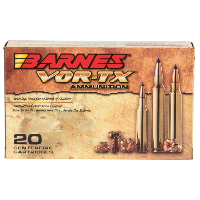 Barnes Vor-tx 25-06 Rem 100 Grain Tipped TSX Boat Tail Barnes Vor-tx 25-06 Rem 100 Grain Tipped TSX Boat Tail