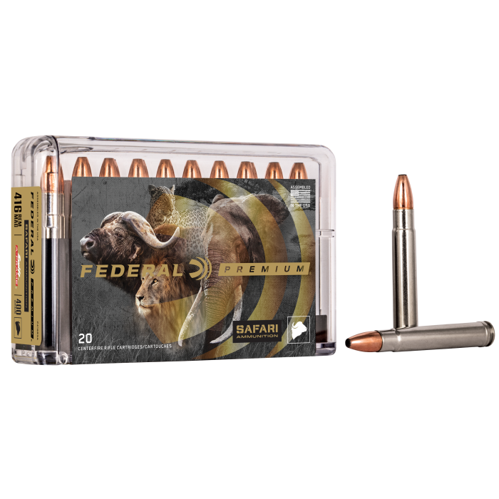 Federal Premium 416 Rem Mag 400 Gr Swift A Frame
