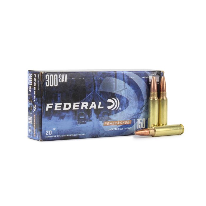 Federal Power-Shok 300 Savage 150 Gr Soft Point