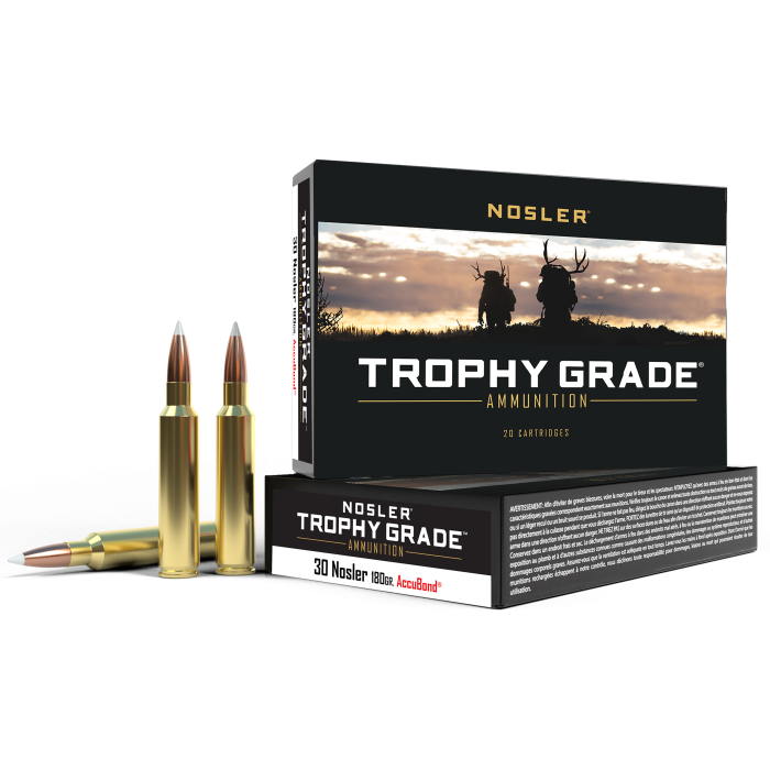 Nosler Trophy Grade 30 Nosler 180 Gr Nosler AccuBond
