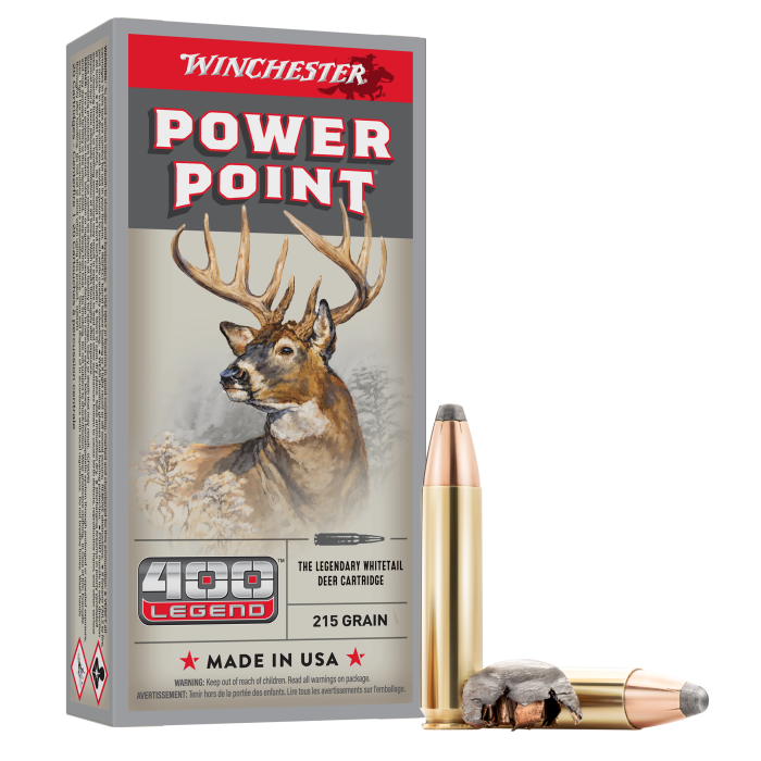 Winchester Power-point 400 Legend 215 Grain Winchester Power-point 400 Legend 215 Grain