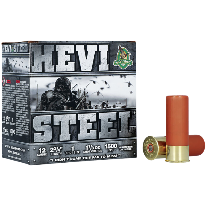 Hevishot Hevi-steel 12 Gauge 2.75 1 1/8 oz 1 Shot HS61221