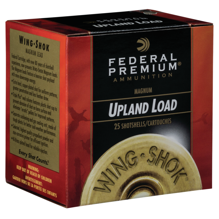Federal Premium 12 Gauge 2.75 1 1/4 oz 6 Shot PF1546