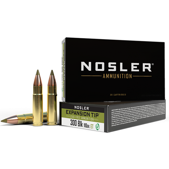Nosler E-tip 300 Blackout 110 Gr E-Tip Lead-Free Nosler E-tip 300 Blackout 110 Gr E-Tip Lead-Free