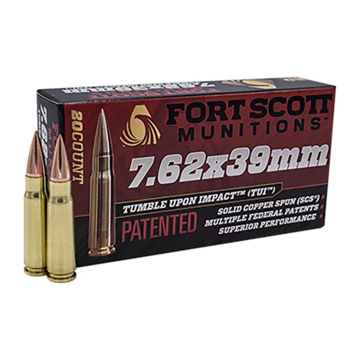 Fort Scott TUI 7.62x39mm 117 Gr SCS 20 Rounds Fort Scott TUI 7.62x39mm 117 Gr SCS 20 Rounds