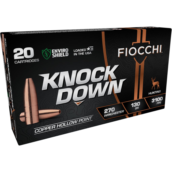 Fiocchi Knock Down 270 Win 130 Grain Hollow Point Fiocchi Knock Down 270 Win 130 Grain Hollow Point