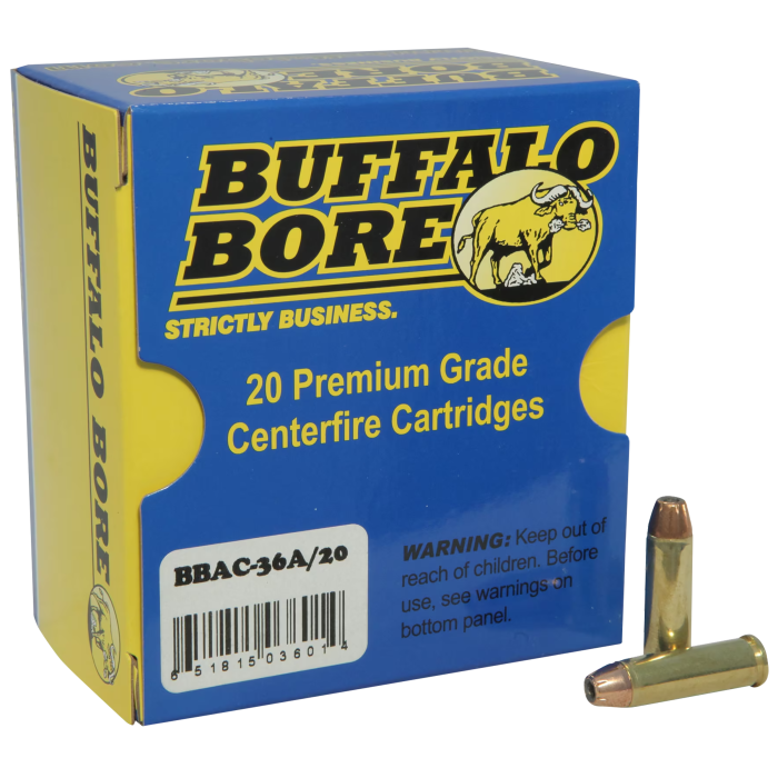 Buffalo Bore Ammunition Heavy 35 Rem 220 Gr Semi-Jacketed Flat Point