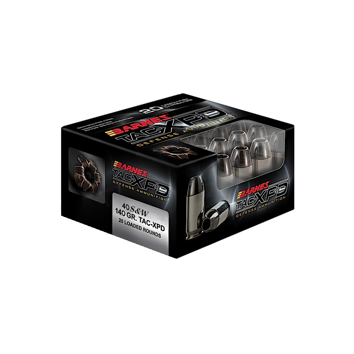 Barnes Tac-xpd Defense 40 S&W 140 Grain TAC-XP 21554