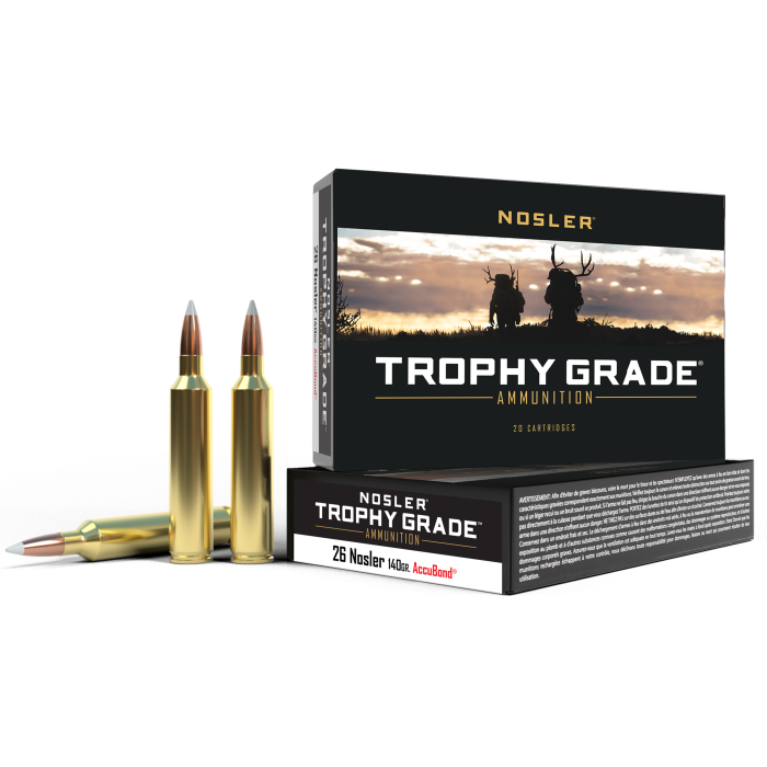 Nosler Trophy Grade 26 Nosler 140 Gr Nosler AccuBond