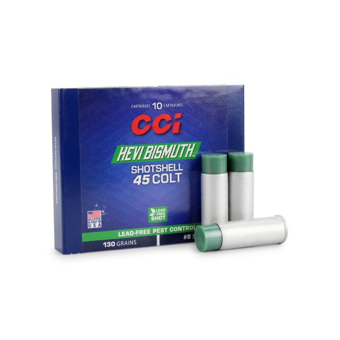 CCI Pest Control 45 Long Colt Lead-Free 8 Shot HEVI-Bismuth