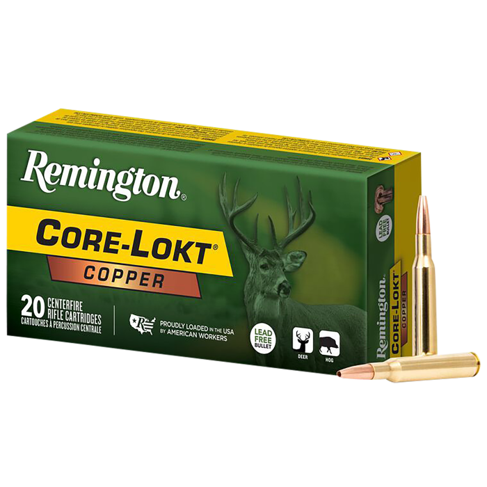 Remington Core-lokt 270 Win 130 Grain Copper Hollow Point Remington Core-lokt 270 Win 130 Grain Copper Hollow Point