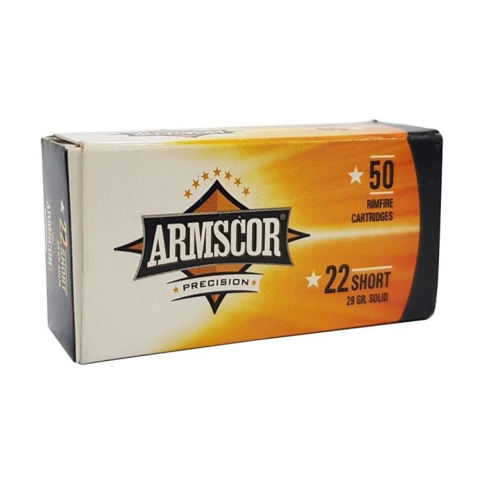 Armscor Precision 22 Short 29 Gr Solid Point Armscor Precision 22 Short 29 Gr Solid Point