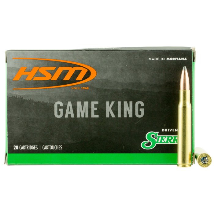 Hsm Game King 308 Winchester 180 Gr Sierra GameKing Spitzer Boat Tail