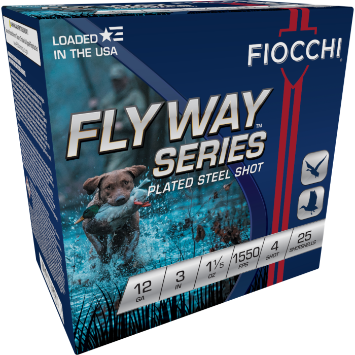 Fiocchi Flyway 12 Gauge 3 1 1/5 oz 4 Shot 123ST154