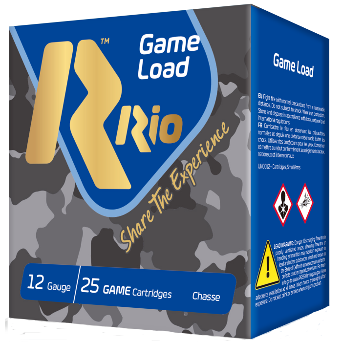 Rio Ammunition Game Load 12 Gauge 2.75 1 1/8 oz 7.5 Shot SG3275