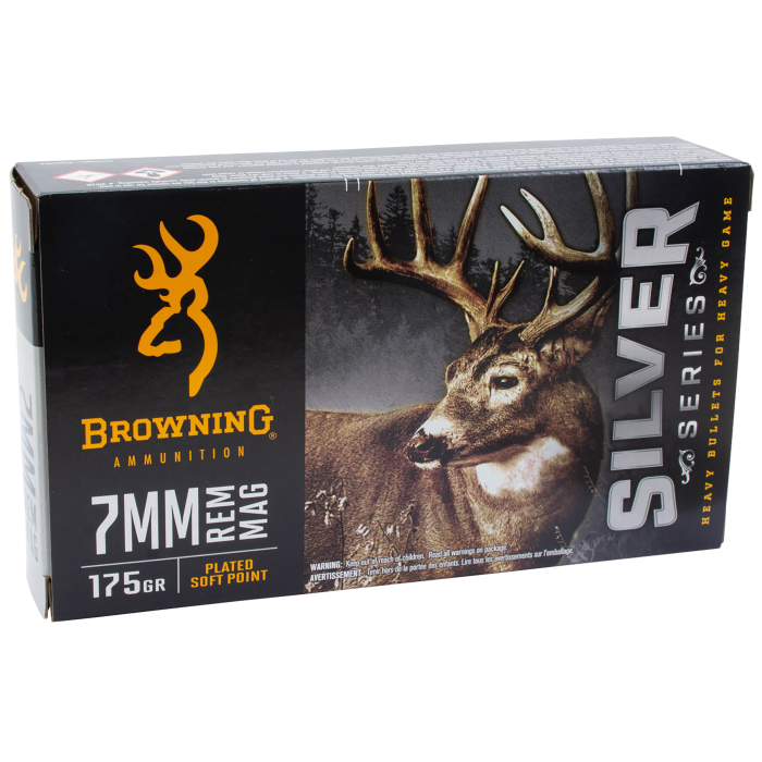Browning Ammo 7mm Rem Mag 175 Gr Plated Soft Point Browning Ammo 7mm Rem Mag 175 Gr Plated Soft Point