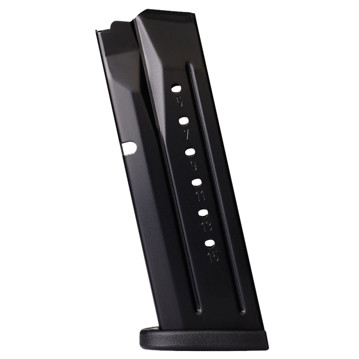 3008590 Smith & Wesson M&P M2.0 Compact 9mm Magazine - 15 Round (Black Steel)